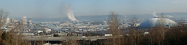 Tacoma and Commencement Bay Panorama